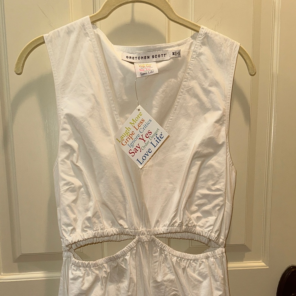 Gretchen Scott Designs White Midi Dress